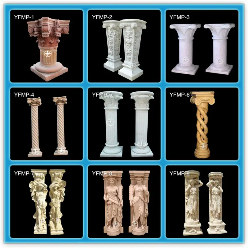 Cheap Various Marble Ornamental Pillar Design Buy Ornamental Pillar