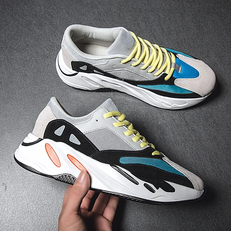 
2019 Hot Design Wholesale Clunky Sneaker Men Old School Dad Shoe Fashion Casual Shoe Thick Bottom Height Increasing Shoe JD-F9 