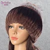 2019 new fur hat female winter fox fur ball hat autumn and winter ear rabbit hair weaving rex rabbit fur winter hat