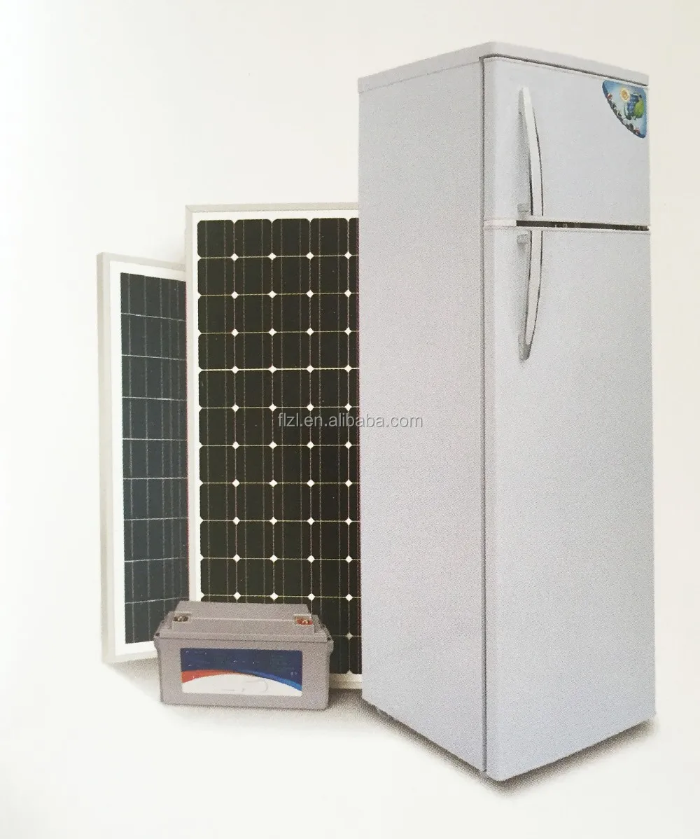 380l 2018 Solar Energie Solar Kühlschrank 12v 24v Solar Kühlschrank Kühlschrank Mit Gefrierfach