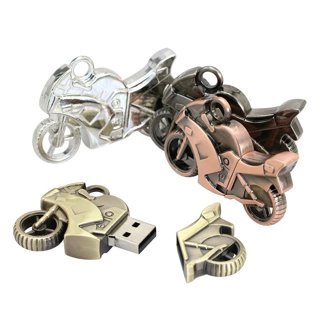 

Factory Wholesale Metal Motorbike Usb Pen Flash Drive