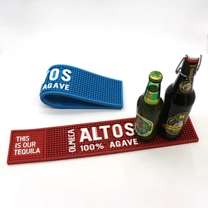 Image of custom high quality OEM Eco-Friendly non-slip PVC rubber bar mat for sale