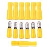 100PCS 12-10 AWG Male Female Bullet Crimp Plug Quick Disconnect Connector Terminal Set for Marine Automotive Motorcycle