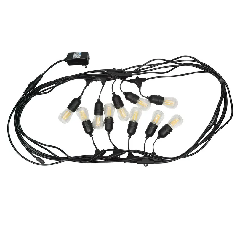 2018 New Style Festival use indoor outdoor decorative E26 lamp led stringWaterproof lamp string