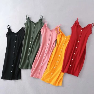2020 women tightly and Slim V-neck party mini sling sexy dress