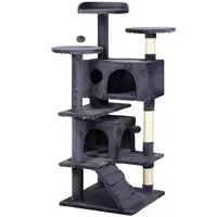 

Cat Tree Tower Condo Furniture Scratch Post for Kittens Pet House Play