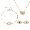 SET18521 xuping eye lead and nickel safe alloy fashion crystal fine jewelry sets