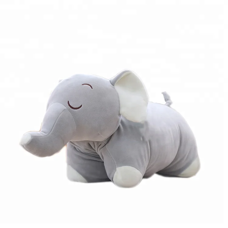 Chinese Custom Shaped Soft Elephant Plush Pillow For Baby ...