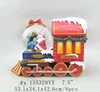 Fashionable Christmas musical snow globe train design noel snow globe