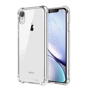 Acrylic Hybrid Rugged Transparent Slim Hard PC Back TPU Shockproof Bumper Cover Phone Case For iPhone XR 6.1
