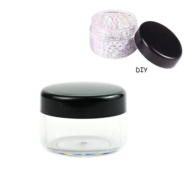 

Cosmetic transparent empty cosmetic cream jar for facial cream container