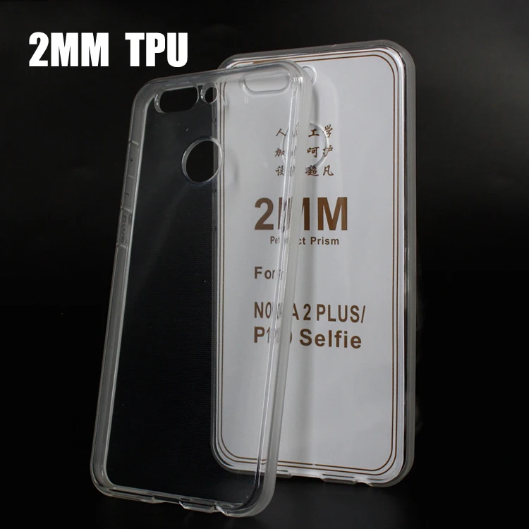 

Wholesale 2mm phone accessories soft tpu protective transparent shockproof back cover case for samsung galaxy j8 2018