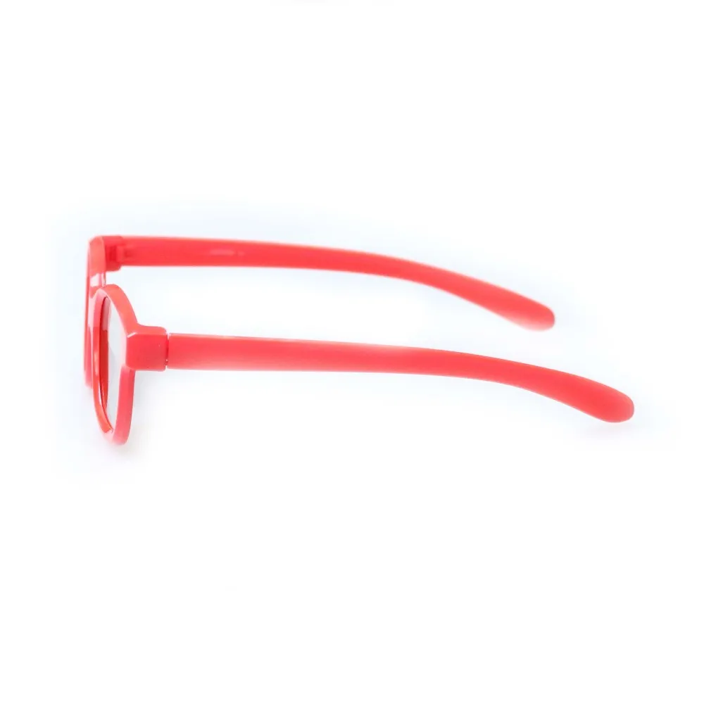 2018 A75 Cost Efficient Plastic Red Frame Passive Linear Polarized 3d Eyewear For Reald 3d