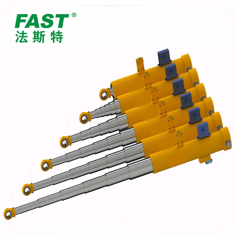 4stage Telescopic Hydraulic Cylinder For Car Lift Buy Auto Lift Hydraulic Cylinder Welded