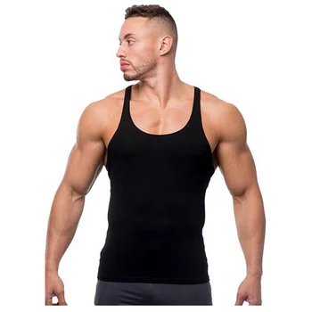 Wholesale Men's Gym Sports Vest Slim Fit Muscle Tank Tops For Gym Wear ...