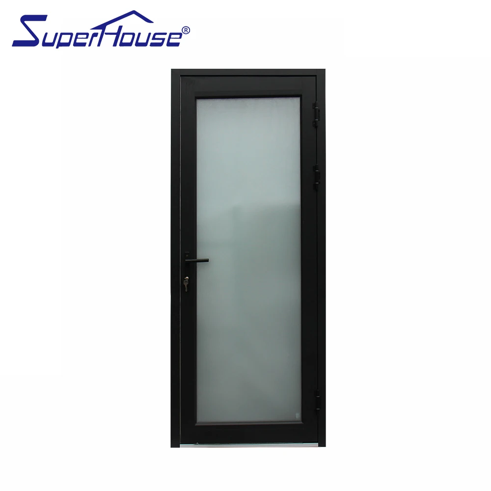 Australia AS2047 standard commercial double glass french aluminum casement door with German hardware