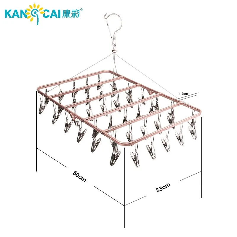 Foshan Wholesale Aluminum Wall Mounted Clothes Horse Drying Rack For