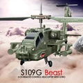 SYMA S109G Mini 3 5CH RC Helicopter AH 64 Apache Helicopter Gunships Simulation Indoor Radio Remote