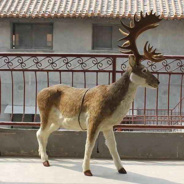 Big Size Decorative Singing Christmas Standing Reindeer Buy
