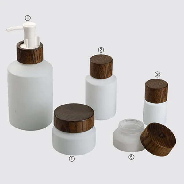 
Wholesale 30Ml 50Ml 80Ml 120Ml Face Cream Glass Jars Color Coated Printed Cosmetic Jars For Eye Cream Spa 