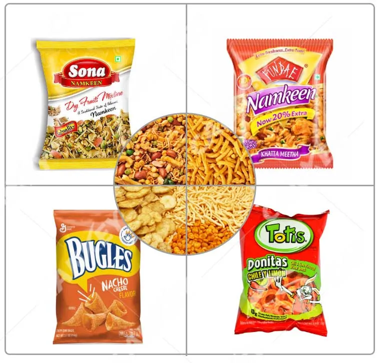 application of the namkeen packing machine
