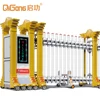 new style stainless steel sliding main gate Luxury double entry main entrance door steel retractable front gate designs