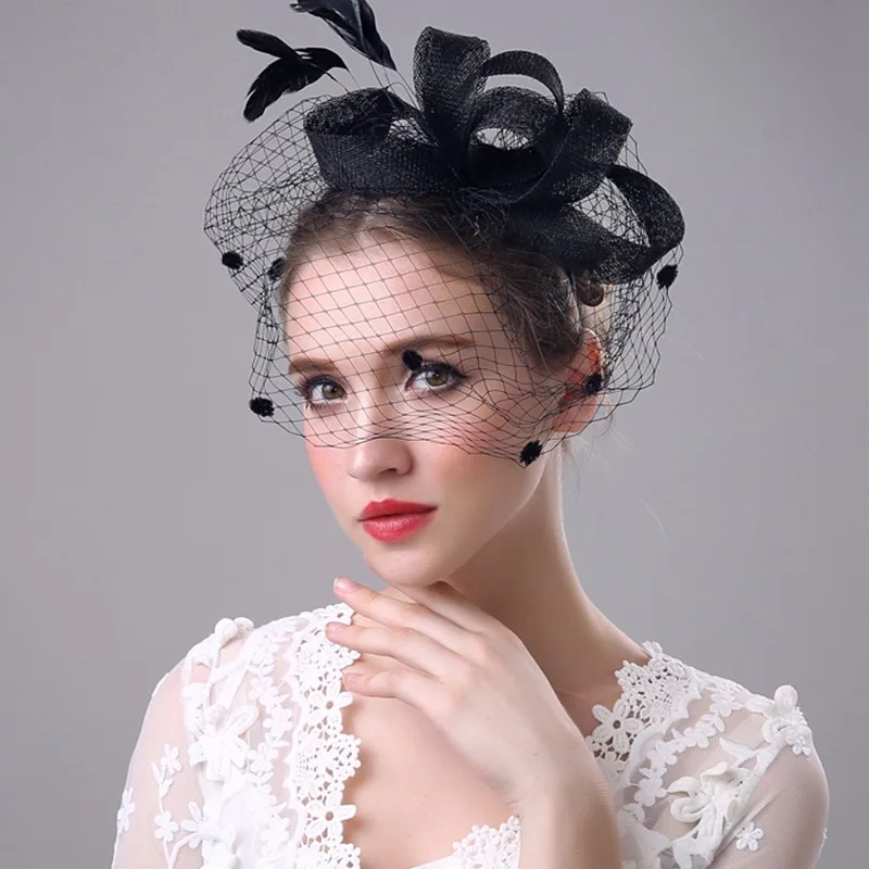 wedding black hat