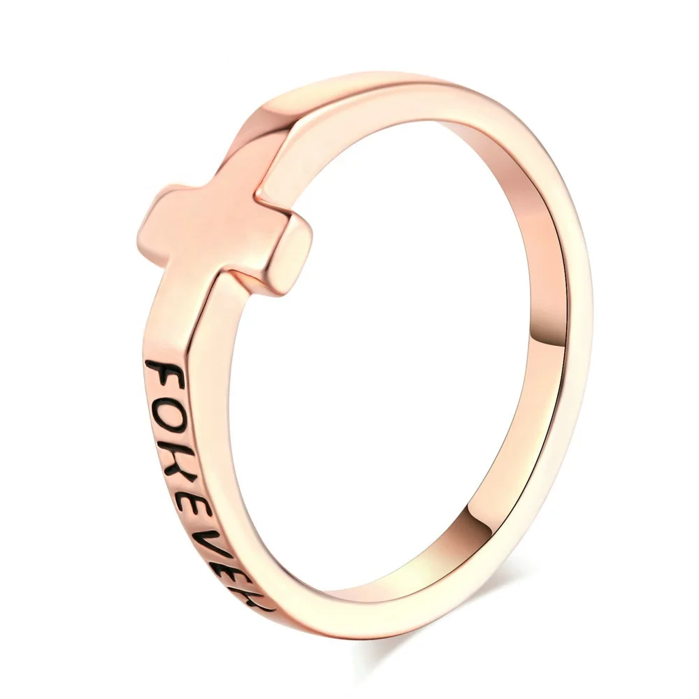 

2019 Factory custom made unique funny personalized full eternity promise engagement rings R180 R181, White/rose gold