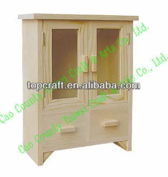 Classic Domestic Or Hotel Food Storage Solid Pine Wood Cabinet