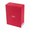 Red hard paper box bent avoidable digital products packaging box with sponge