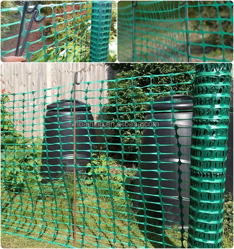 Heavy Duty Green Plastic Mesh Barrier Fence Nettingn 1mx50m - Buy ...