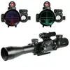 C3-9X40 Illuminated Tactical Rifle Scope, Red Laser & Holographic Dot Sight