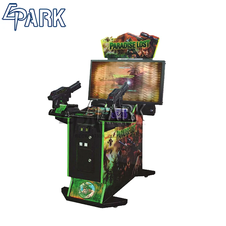 

Factory Direct Price 42 Inch Paradise Lost Shooting Simulator Coin Operated Arcade Game Machine, Red and green