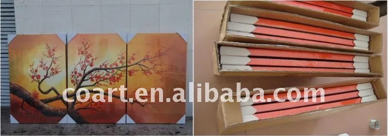 5 Panel seascape canvas print wall art for home decoration