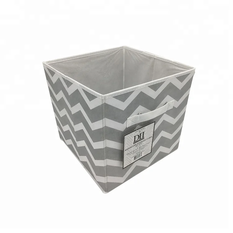 

OYUE household folding canvas fabric craft cloth foldable storage box, Can be customized