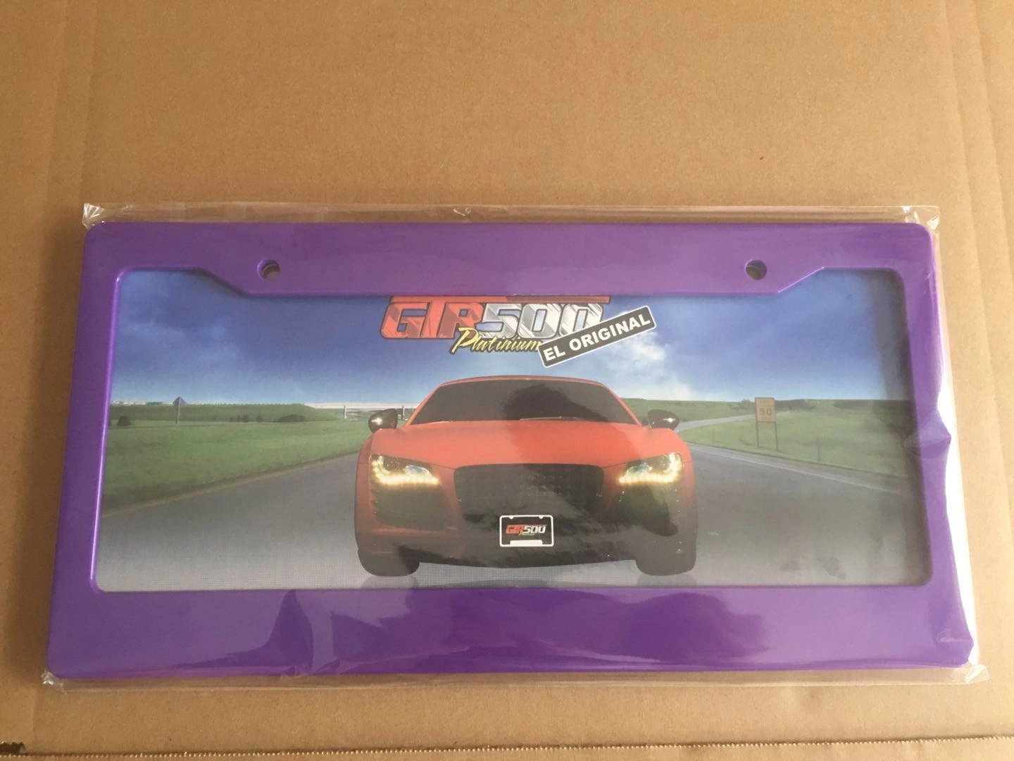 China Factory Usa/ Canada Pvc Plastic License Plate Insert Customised