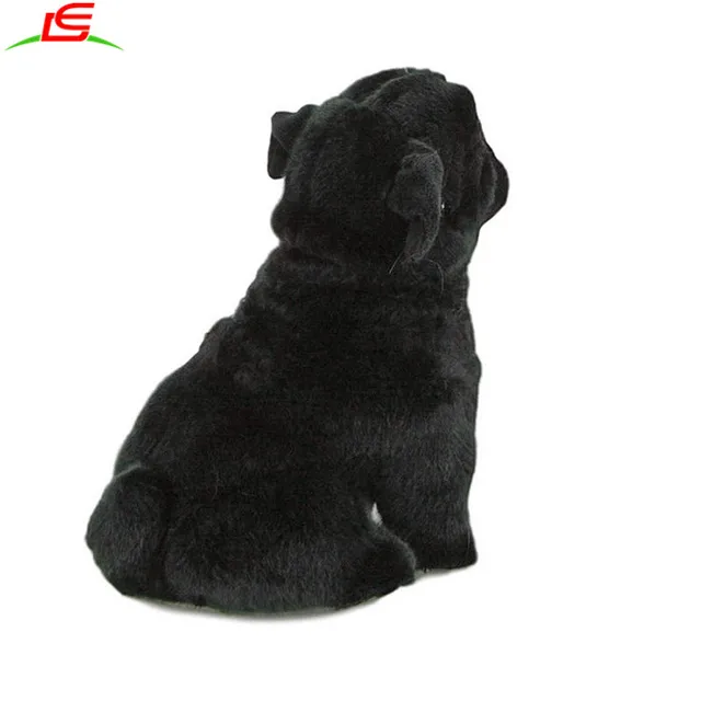 black shar pei stuffed animal