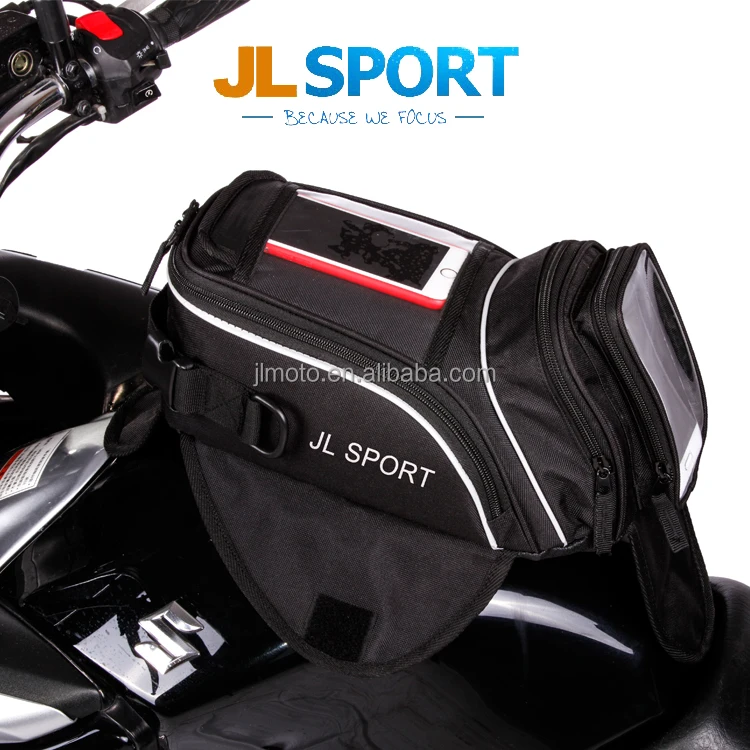 Customized Black Magnetic Small Tank Bag Motorcycle Waterproof