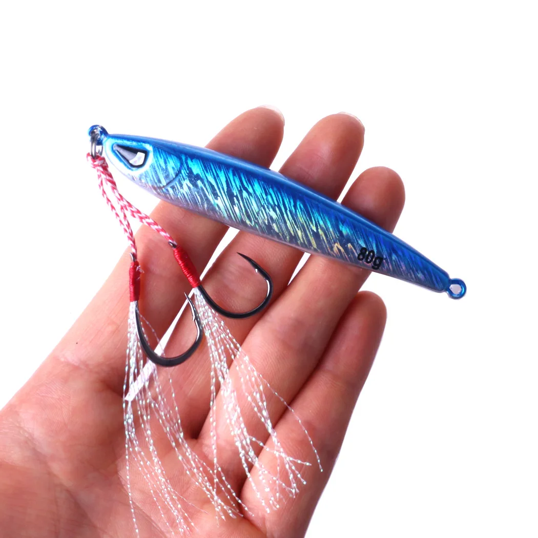 海钓铁板诱饵80克铅鱼诱饵金属钓鱼路子诱饵