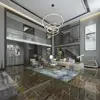 a rough surface guocera rak ceramic dark brown marble flooring tiles