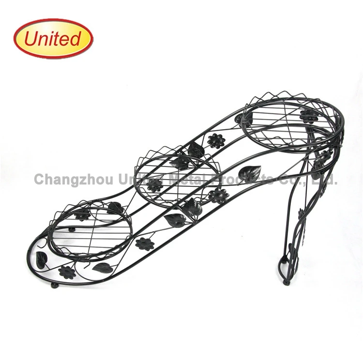 New design ornamental iron plant stands for wholesales