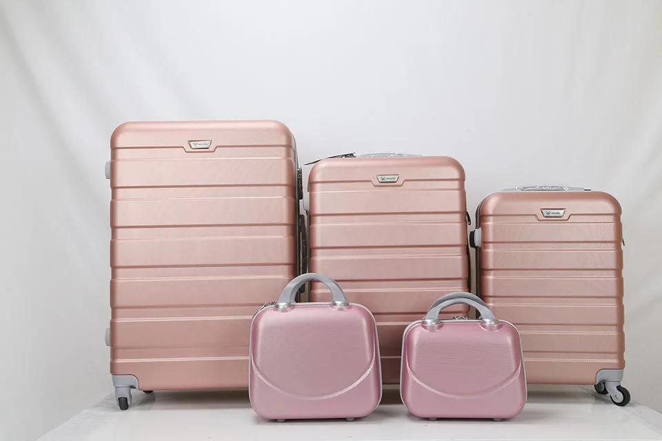 Ecofriendly Luggage With Retractable Wheels Sky Travel Luggage With