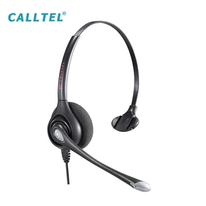 China Professional Single Ear Headband Mul-function Noise Cancelling Call Center Plug Telephone Headset