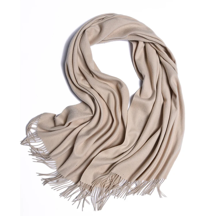  Brand Custom Printing Wool Long Pure Mongolian Italian Women Blanket 100% Cashmere Scarf