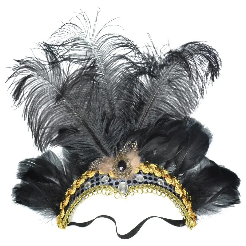 Brazilian Carnival Feather Headpiece Christmas Party Headband - Buy ...