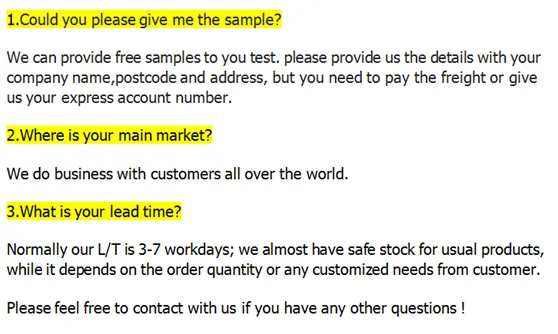 FAQ
