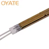 Twin tube carbon quartz heater lamp infrared heating element