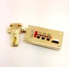 Security Combination Number Lock with Hasp for Pilot Case, Combination Lock with Push Button for Suitcase, Righjt Hand