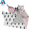 washable soft baby plush toy blanket cat cartoon infant comforter