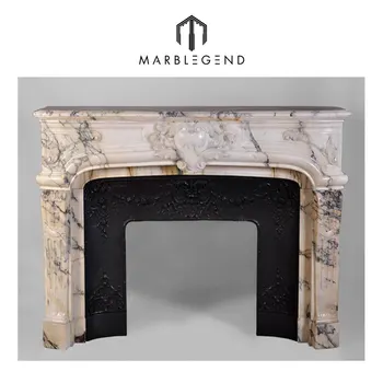 Most Popular French Style Marble Fireplace Mantel Buy French